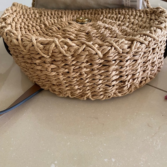 Porfois Crossbody Summer Vacation Beach Straw Lined Bag - Picture 7 of 14